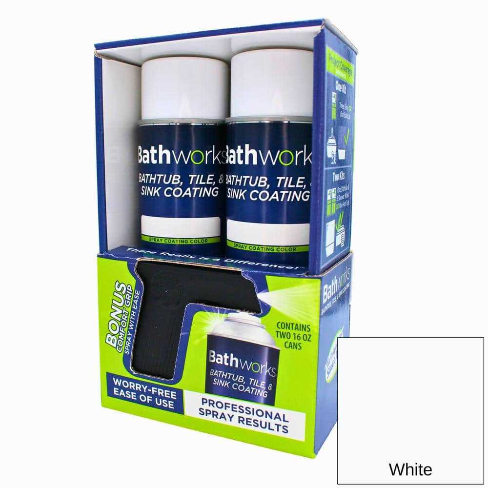 Bathworks 32 oz. Tub and Tile Refinishing Kit - Shop Hardware Tools Online Store