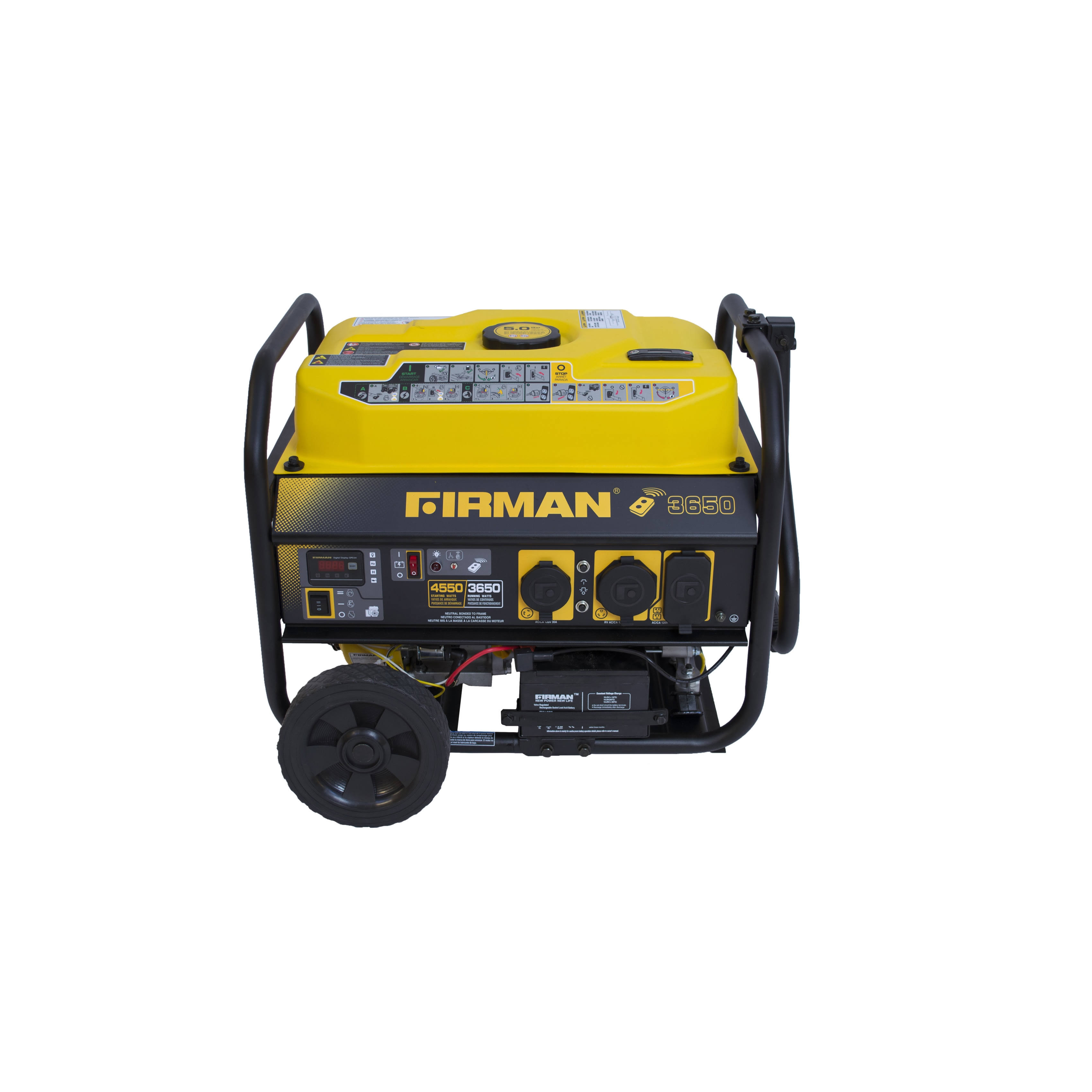 Firman P03608 4550/3650 Watt GAS Remote Start Generator Carb