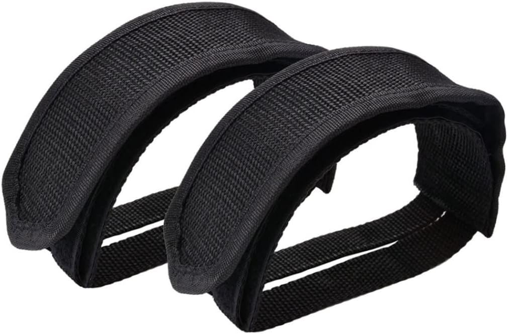 Bike Pedal Straps, 2Pcs Pedal Straps Cycling Kids Bike Foot Pedal Straps Toe Clips Straps Tape for Fixed Gear Bike