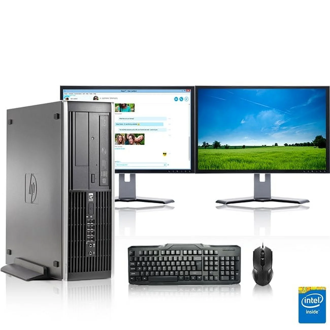 Restored HP DC Desktop Computer 3.2 GHz Core i5 Tower PC, 8GB, 1TB HDD, Windows 10 Home x64, 19