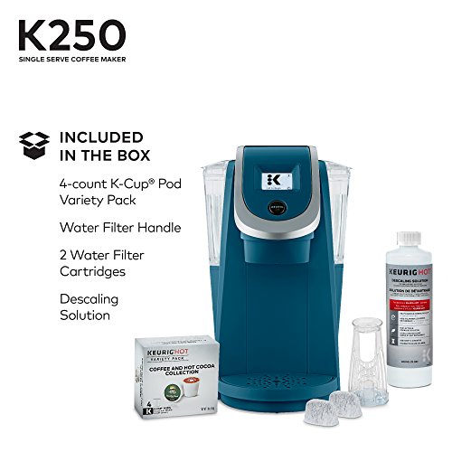 Keurig K250 Coffee Maker, Single Serve K-Cup Pod Coffee Brewer, With Strength Control, Plum Grey