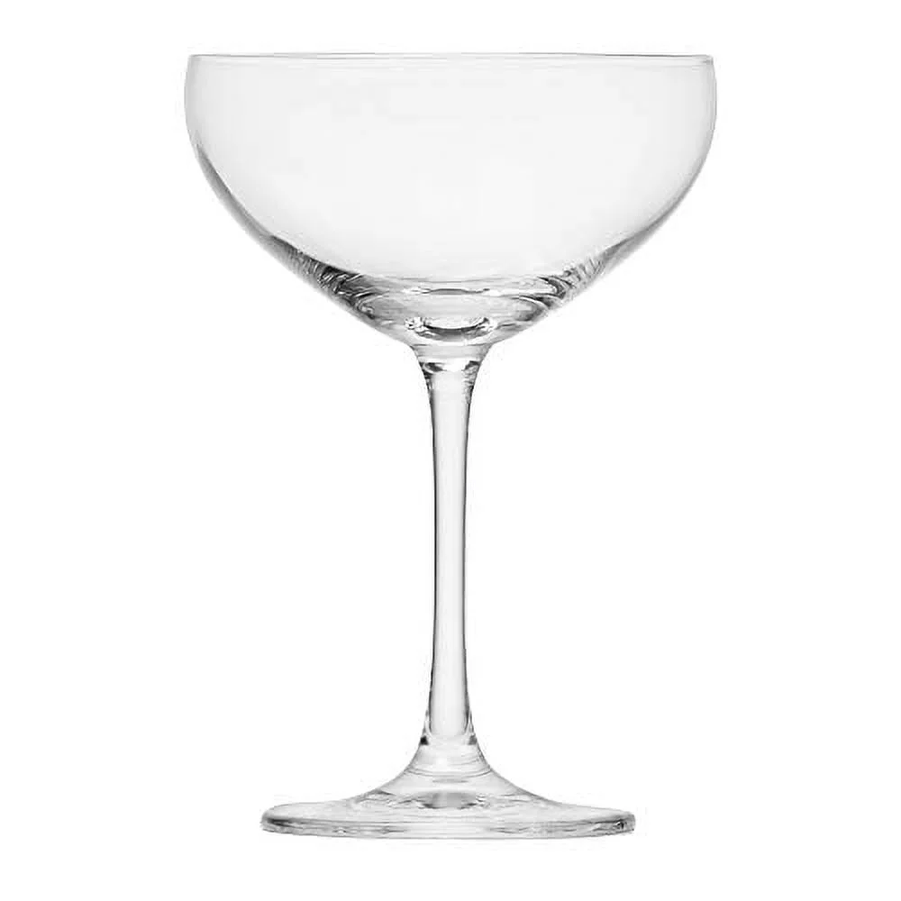 Fortessa Schott Zwiesel Bar Special Tritan 9.5 Ounce Champagne Saucer Coupe Glass, Set of 6