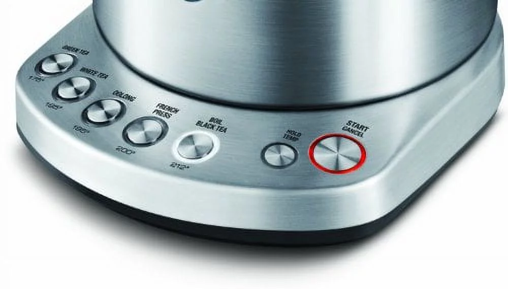 Breville BKE720BSS The Temp Select Electric Kettle, Silver, Dimensions:(LxWxH) 8 ¾ ” x 7 ¼” x 10 ½” (BKE720BSSUSC)