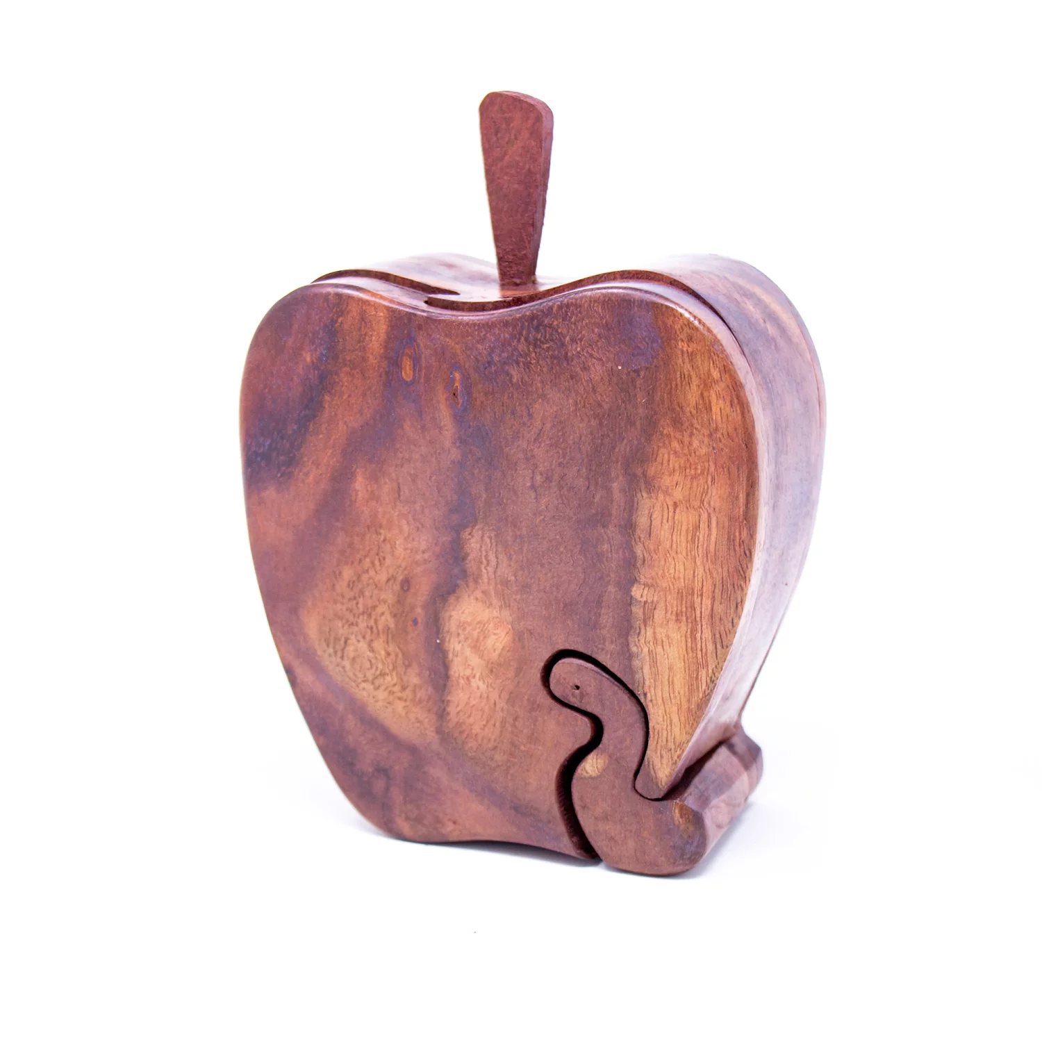 Global Crafts Handmade Apple Sheesham Wood Puzzle Box