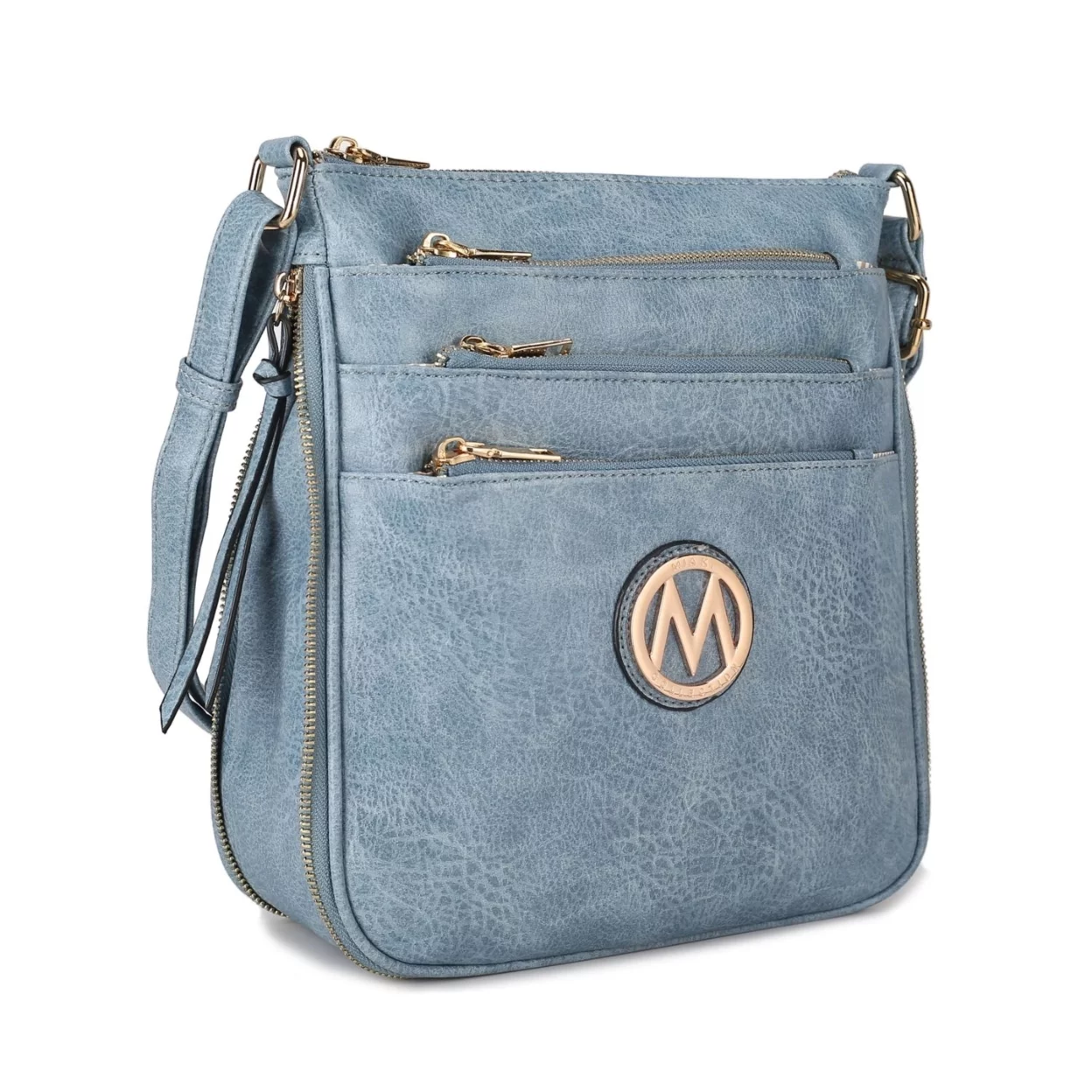 MKF Collection by Mia K. Salome Expandable Multi-Compartment Crossbody Bag