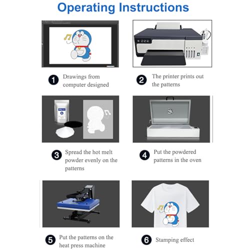 DTF Printer Machine - with XP600 Printhead, Faster Speed Higher Resolution 5760 * 1440dpi, T Shirt Printer DTF Transfer Machine with Roll Feeder, White Ink Mixing System (L8050)