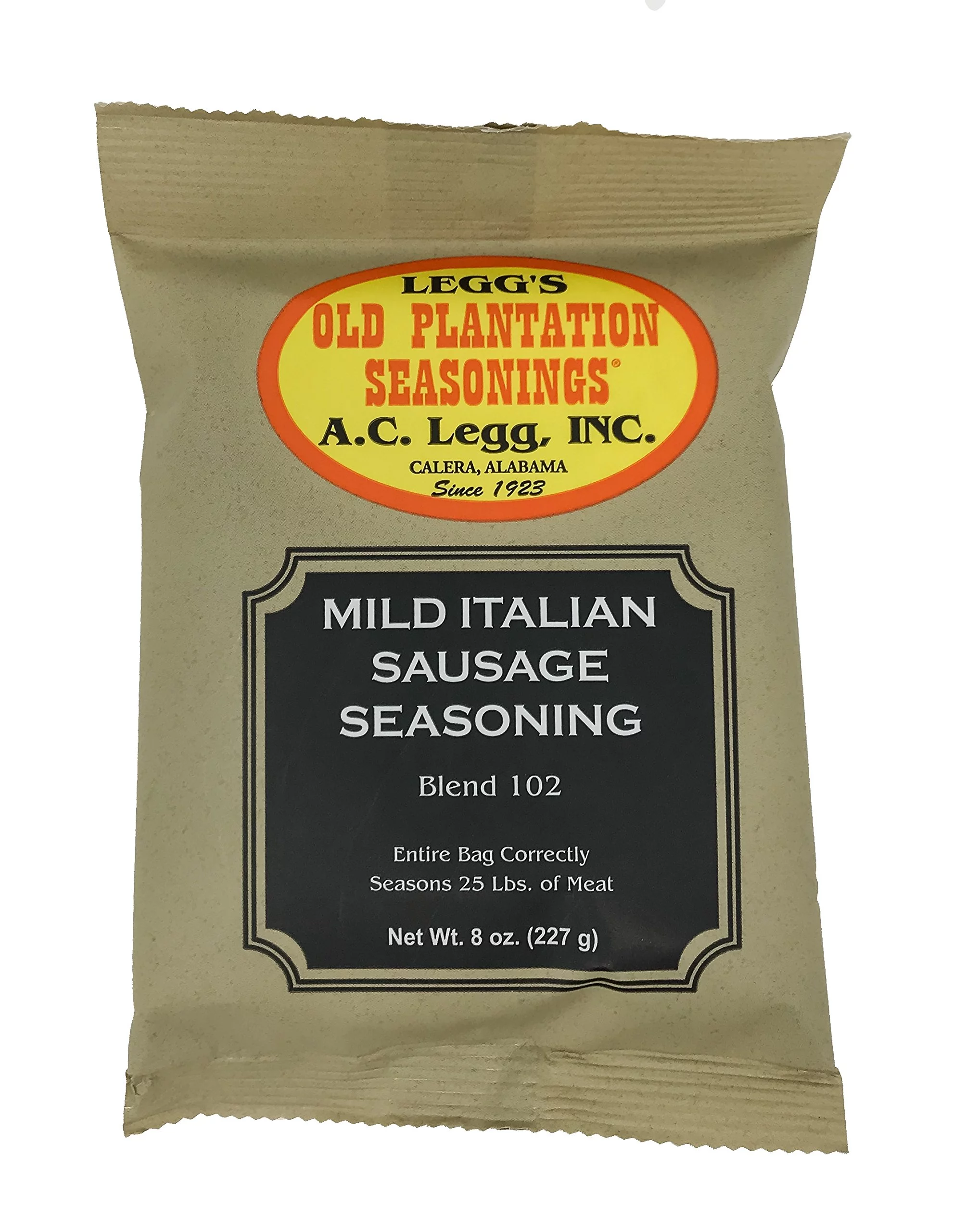 A.C. Legg - Mild Italian Sausage Seasoning - 8 Ounce