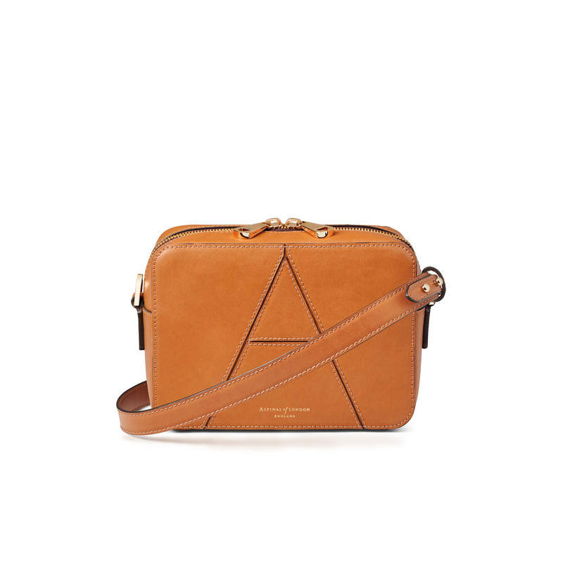 Aspinal of London | Camera A Bag Smooth Tan | Brown
