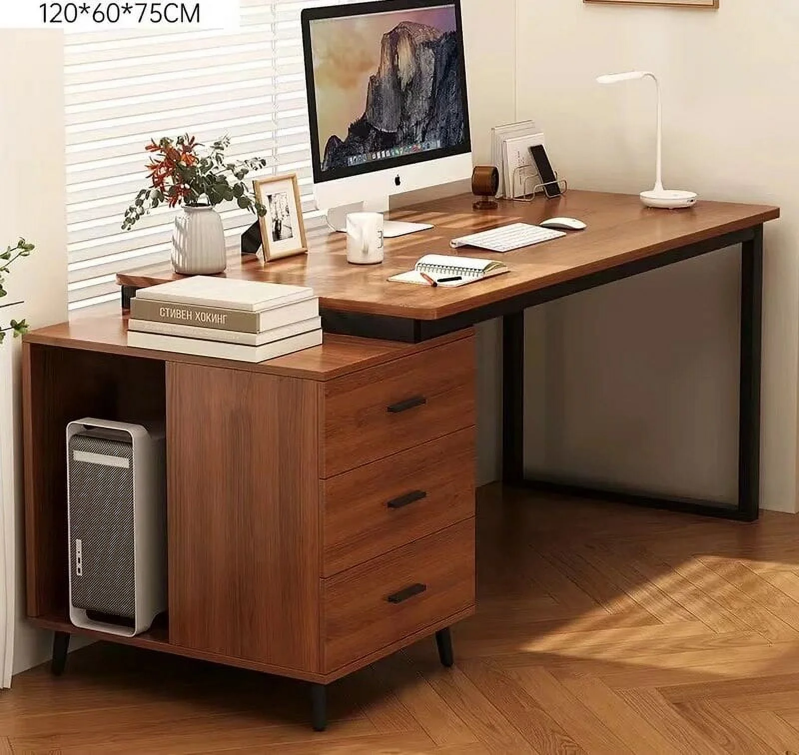 Computer Desk Table Computer Gaming Standing Desk Office Furniture Writing Desk with Drawers Table