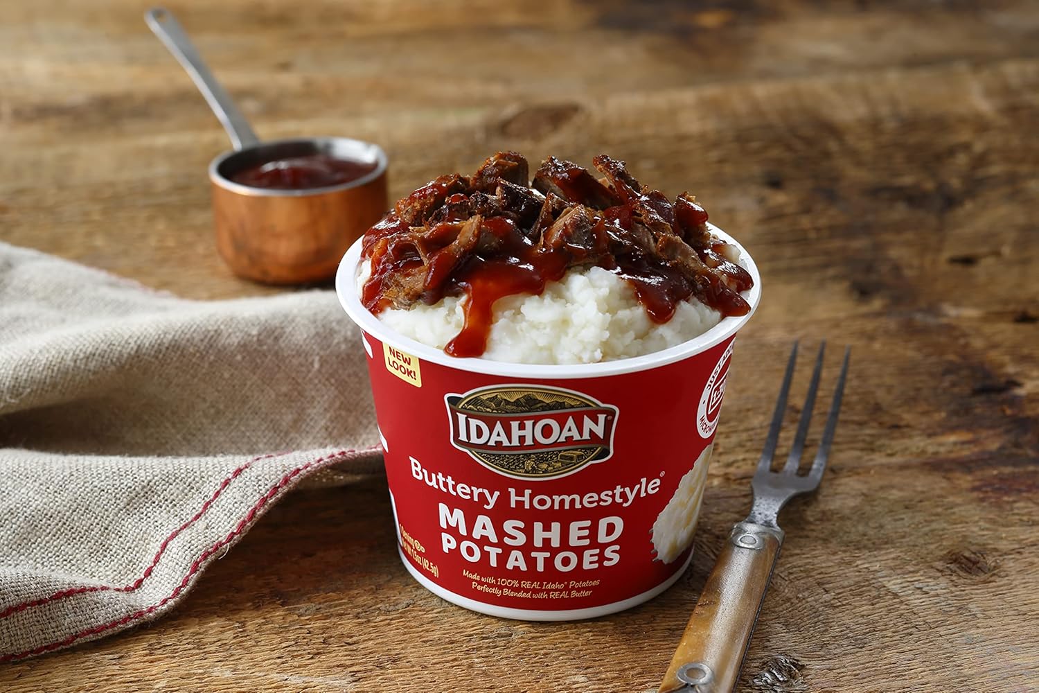 Idahoan Buttery Homestyle Mashed Potatoes, 1.5 oz cup (12-Pack)