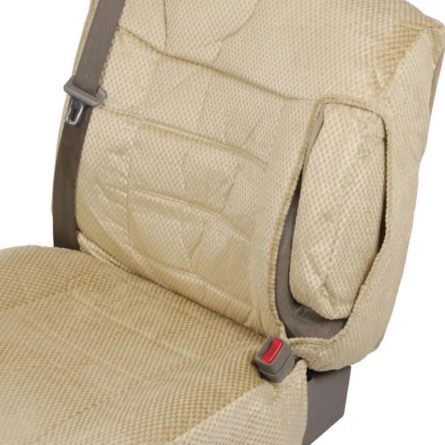 BDK Pickup Truck Seat Covers with Arm Rest and Built In Seat Belt, Scottsdale
