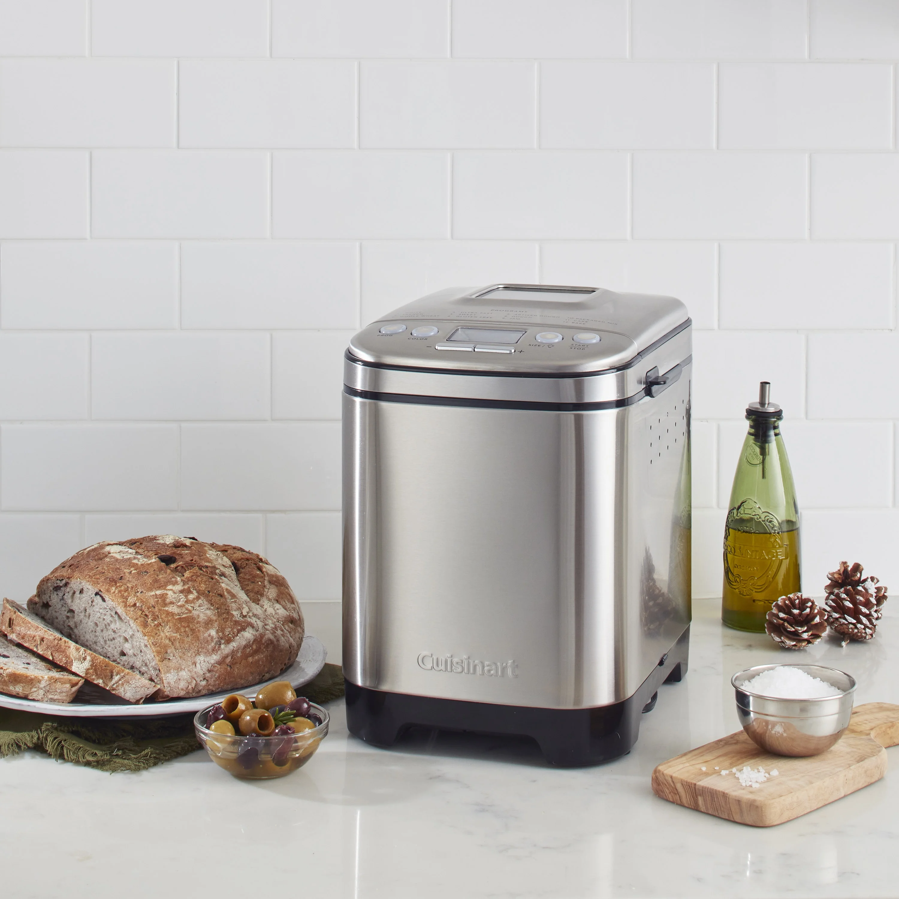 Cuisinart CBK-110 Compact Automatic Bread Maker, Silver