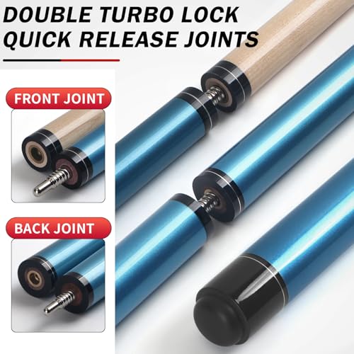 Jump Break Stick Cue, Heavy Hitter Jump Break Cue,2/3 Piece Pool Stick 21~25oz