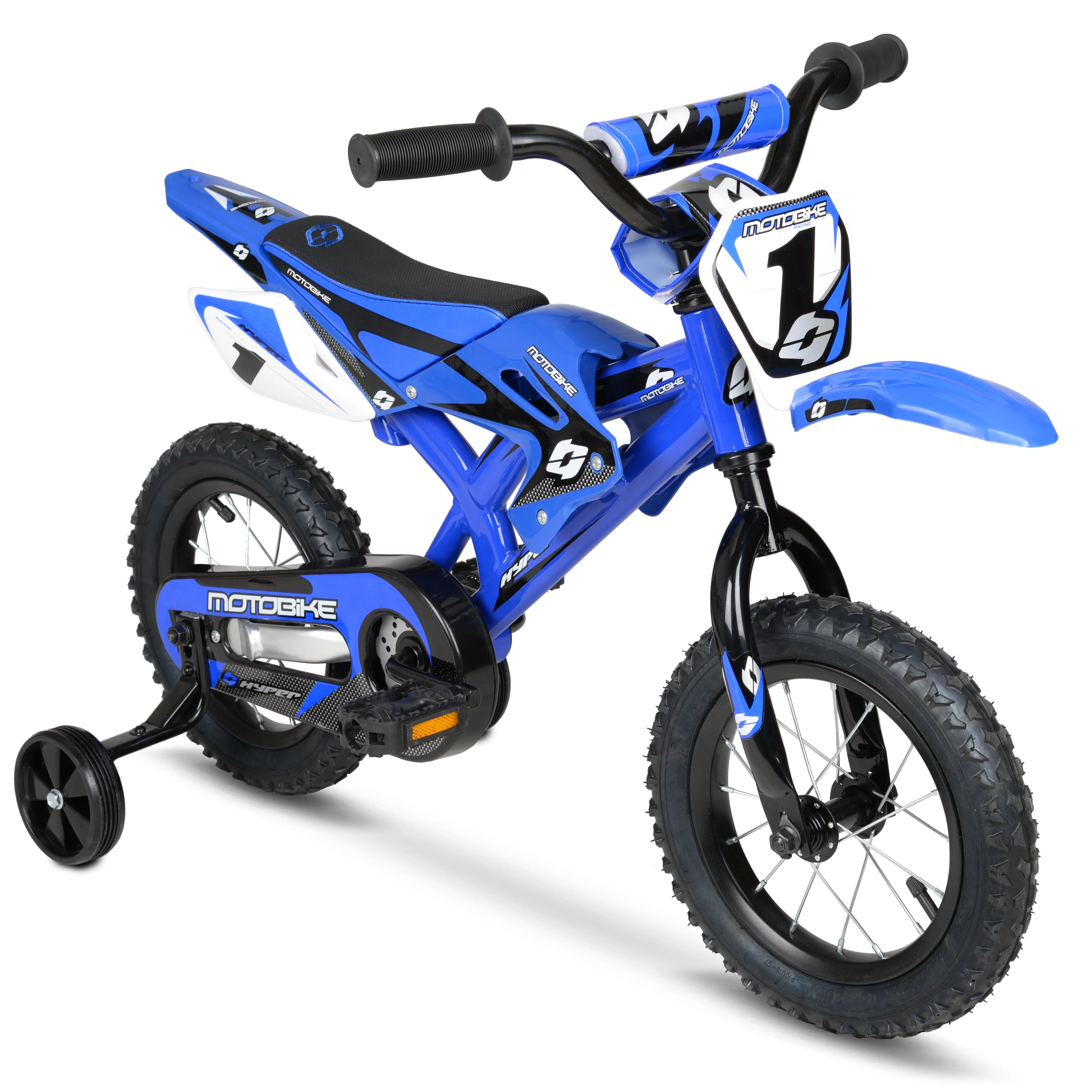 12 inch Hyper Motobike Blue, Recommended for Ages 2 to 4 Years