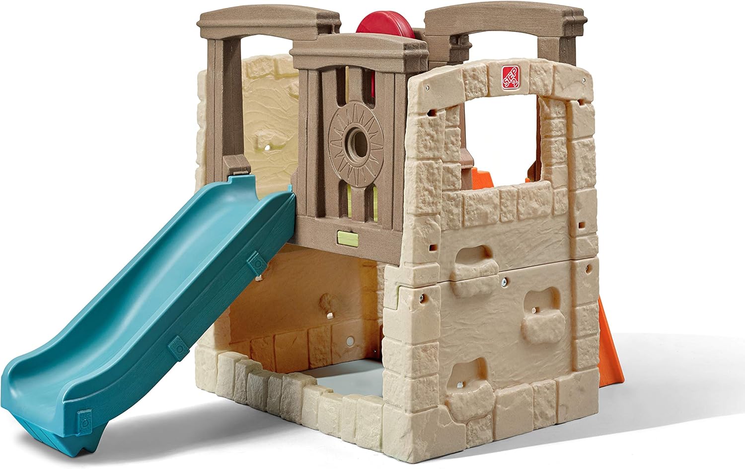 Step2 Naturally Playful Woodland Climber - Kids Durable Plastic Slides and Climbers, Multicolor