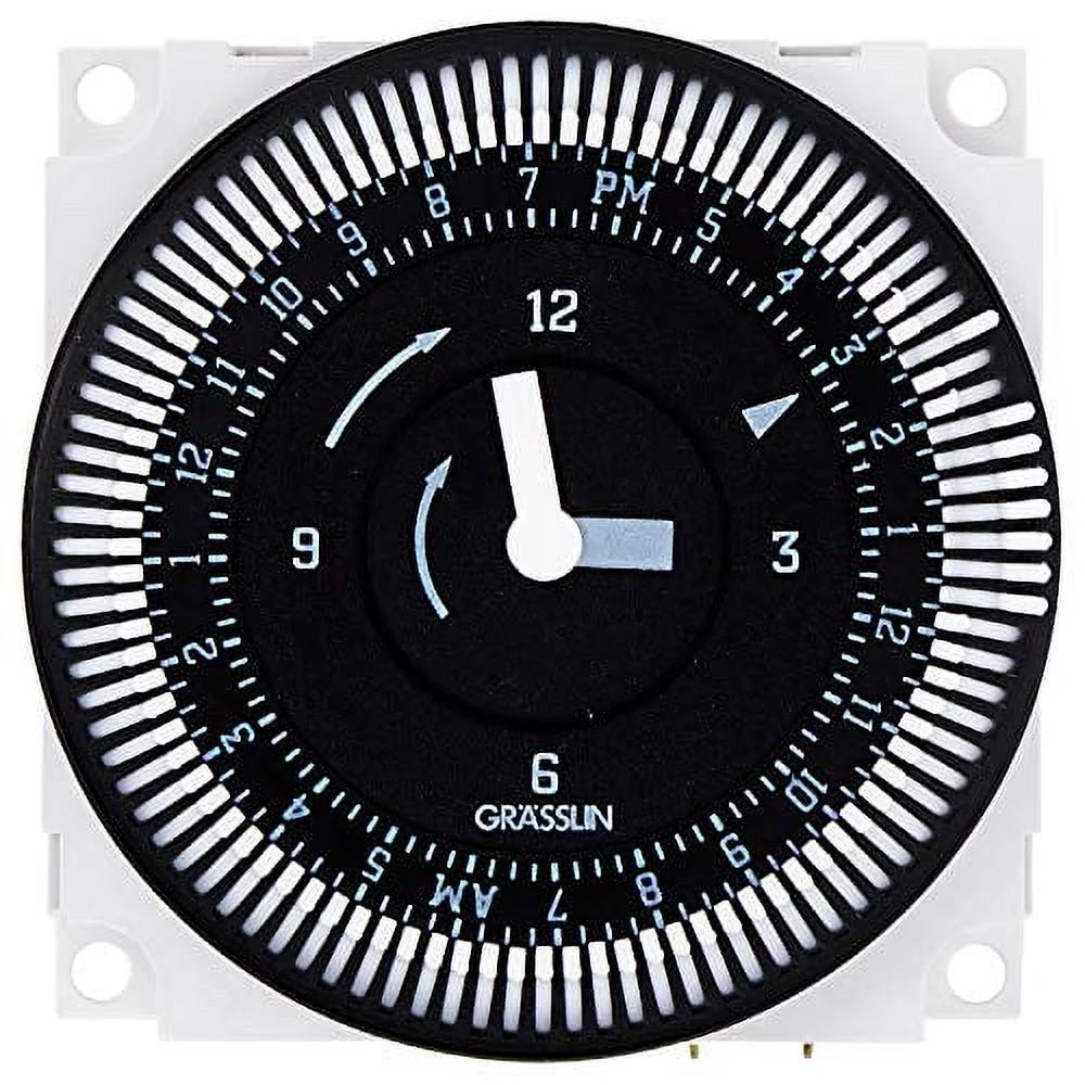 Grasslin by Intermatic FM1STUZ-120U 24-Hour 21A SPDT 120V Electromechanical Timer Module