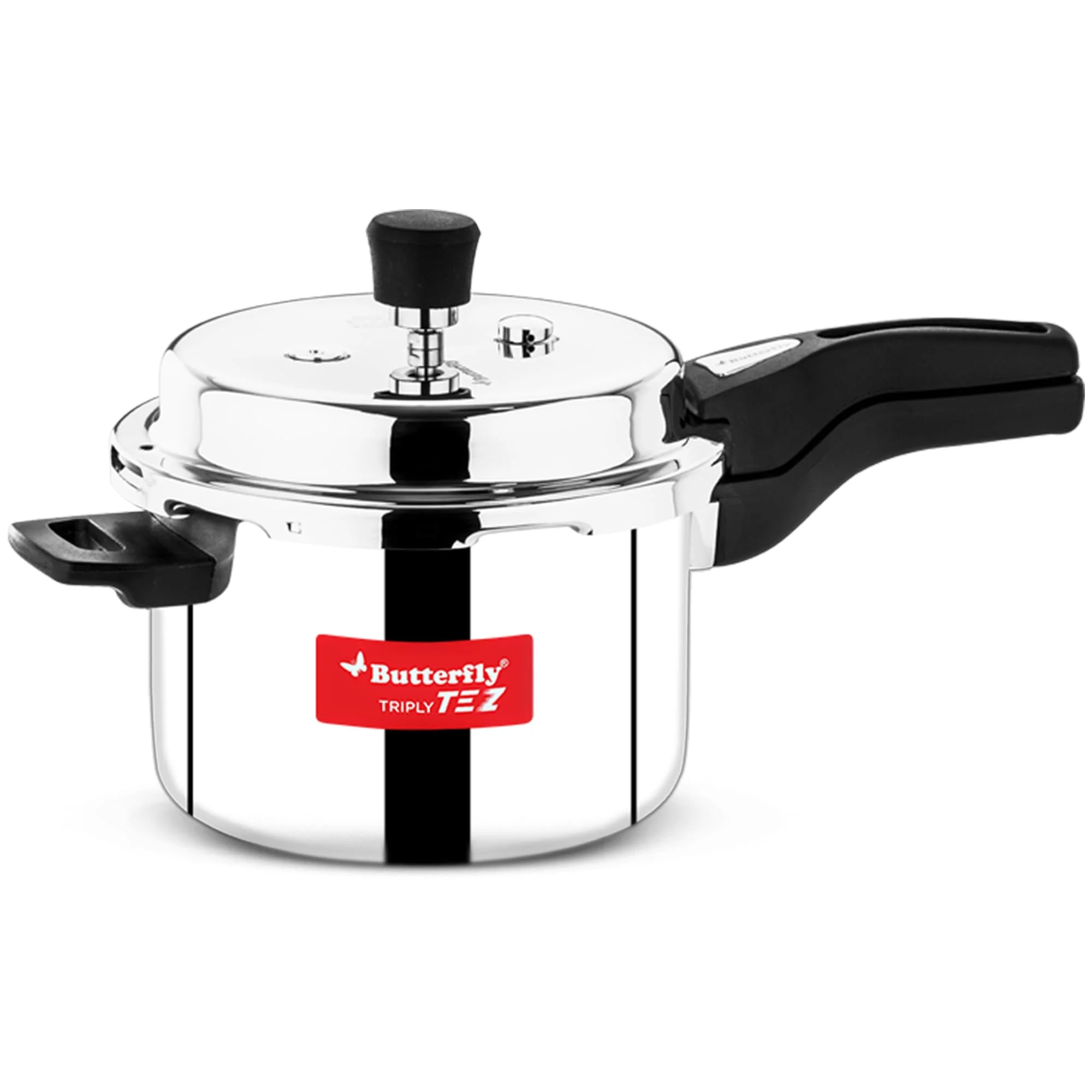 Butterfly Tez Triply Pressure Cooker, Olc, 3 Ltr