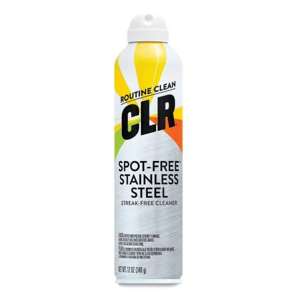 Spot-Free Stainless Steel Cleaner, Citrus, 12 oz Can, 6/Carton