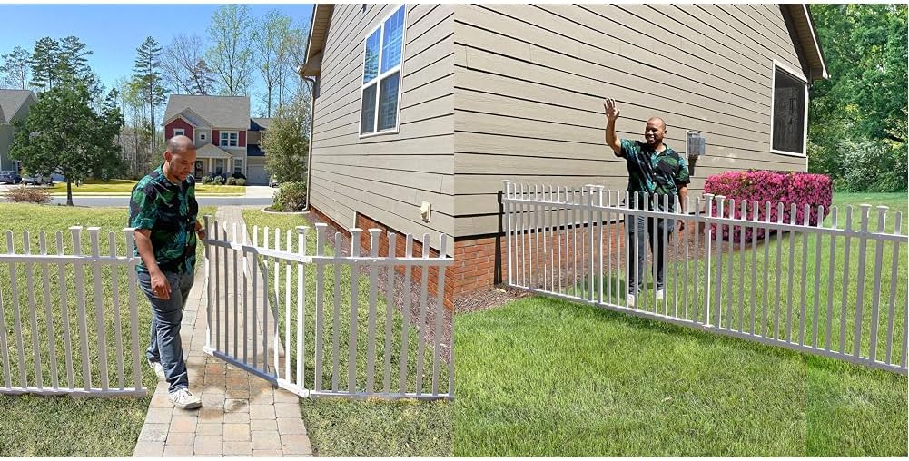 Zippity Burbank Vinyl Picket Fence 44