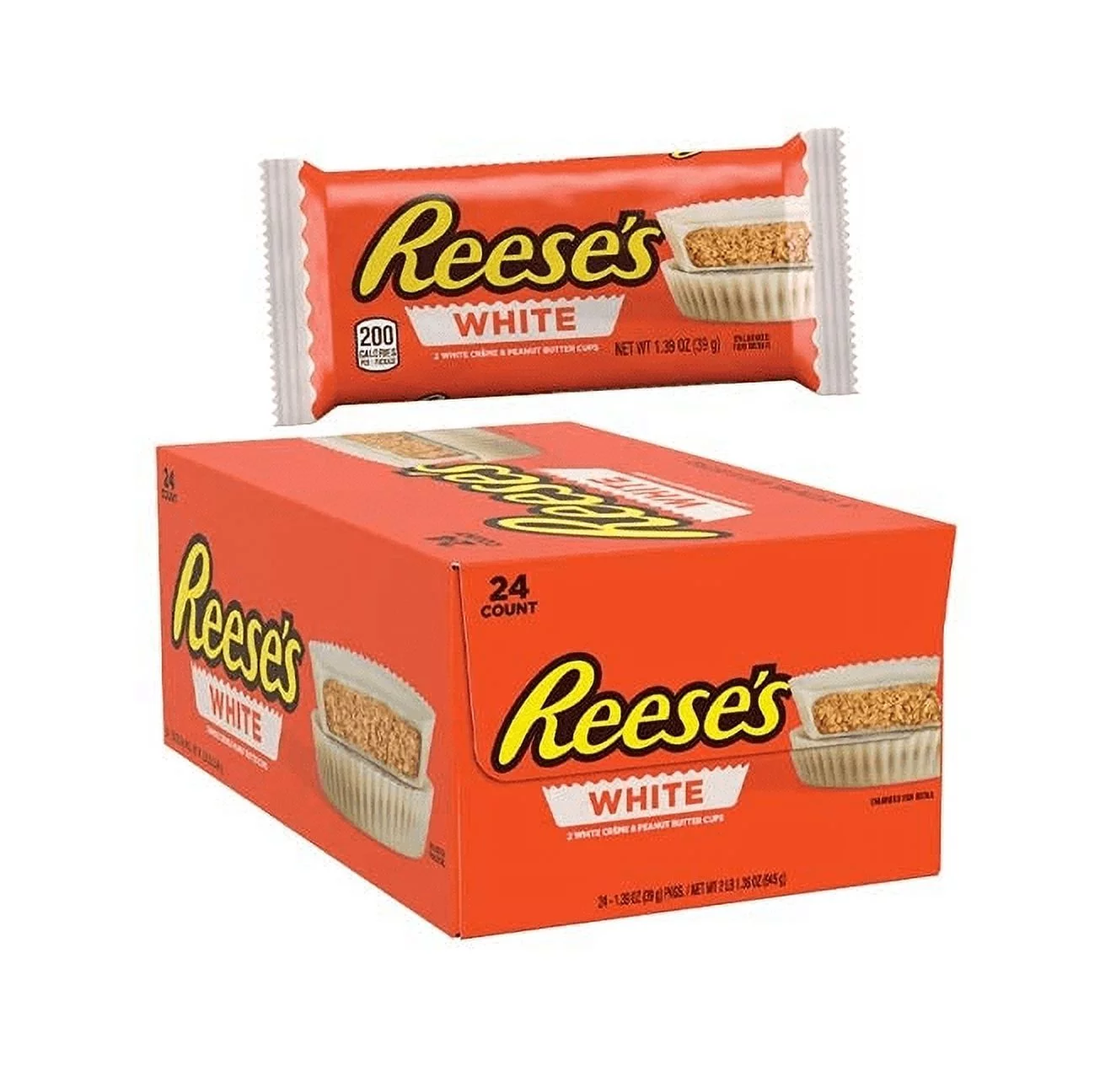 Reese's White Creme Peanut Butter Cups, 24 Count - 1.5 oz
