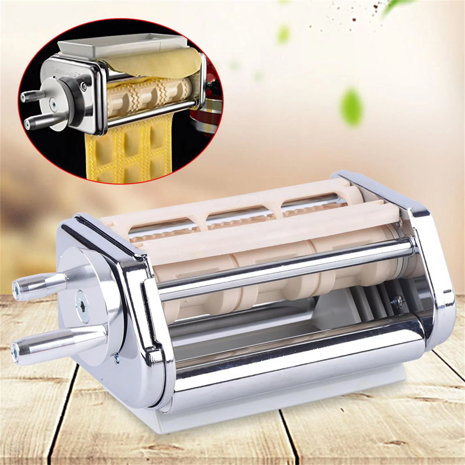 YIYIBYUS Ravioli Maker Stainless Steel Pasta Roller Cutter Maker Dumpling Maker
