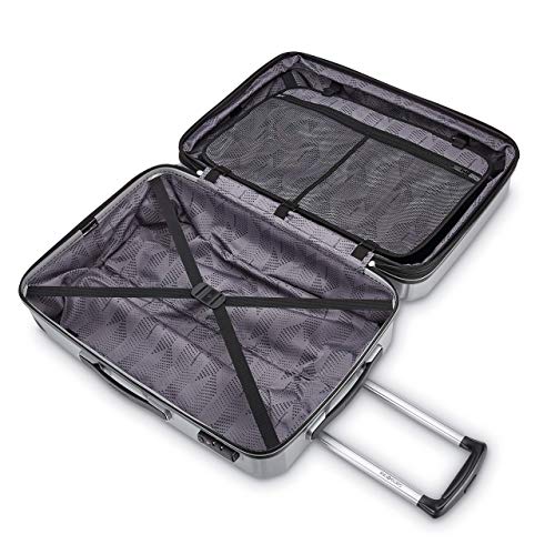 Samsonite Winfield 3 DLX Hardside Expandable Luggage with Spinners, Silver, Carry-On 20-Inch