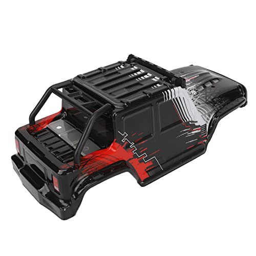RC Car Body Shell, Long Lasting RC Car Body Shell Frame Remote Control Car Body Cover Fit For SCY 16103PRO 1/16 RC Car (Red)