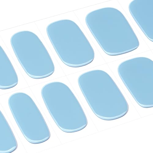 DANNI & TONI Semi Cured Gel Nail Strips Christmas Santa Claus Snowflakes Cat Eye Gel Nail Wraps 28 Stickers | Mistletoe Meow