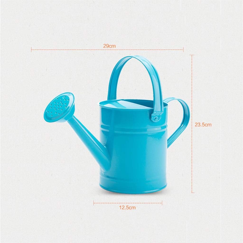 Watering Cans Iron Sprinkler, Home Green Plant Flower Pouring Kettle Iron Spray Bottle, 1.5L Watering Can Large Capacity Spout Water Can GuShe (Bianco)
