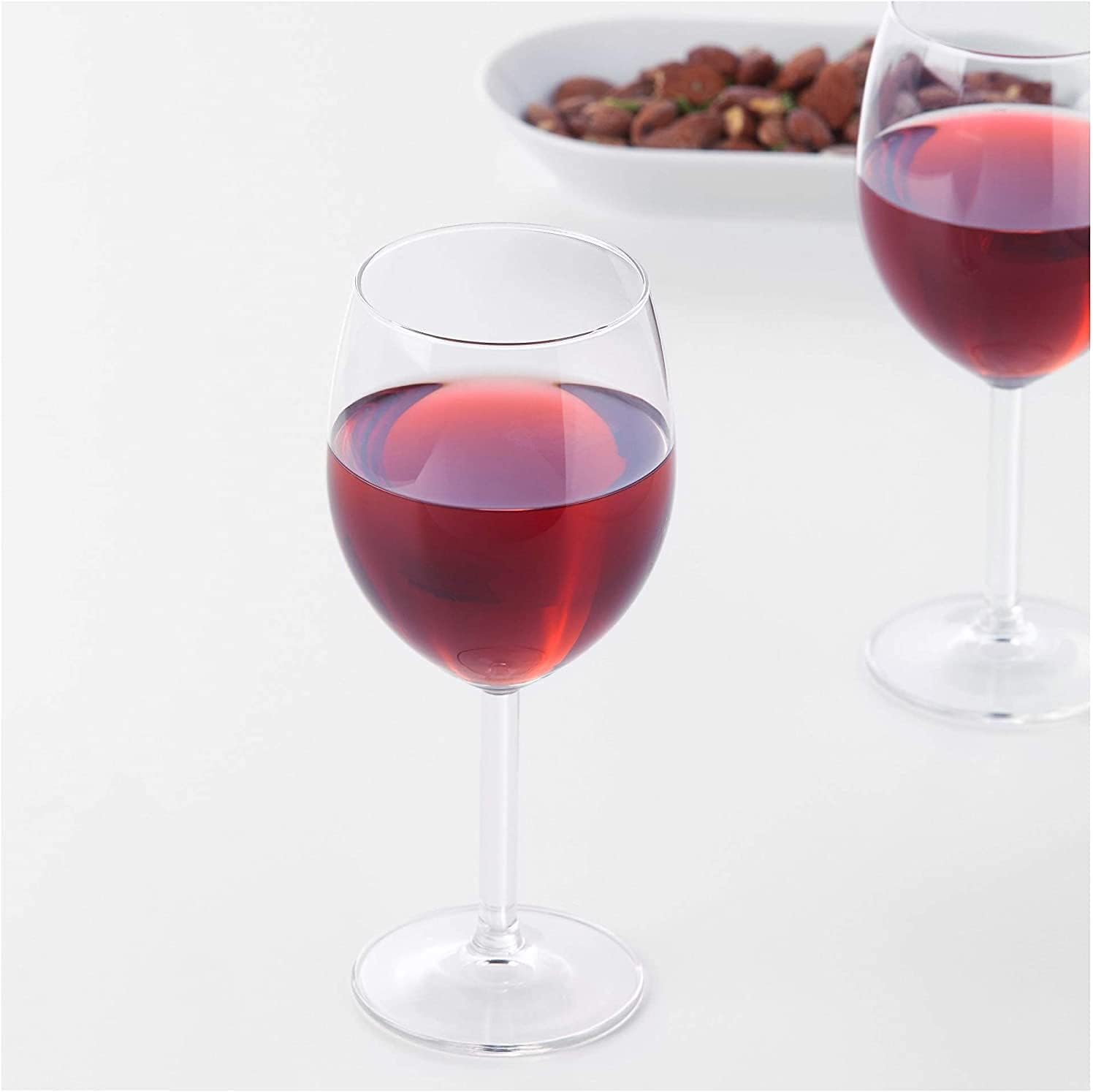 IKEA Red Wine Glass - Svalka Series SET OF 6, 10 0Z (Exclusive 9.84 x 7.48 x 6.69 inches)