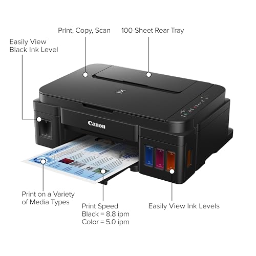 Canon PIXMA G3202 - MegaTank, Wireless All-in-One Printer