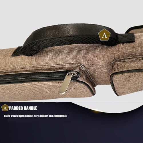 Champion 2X4,3x6 Nylon/Leatherette Billiard Pool Cue Stick Hard Carrying Case 4S2B, 6S3B