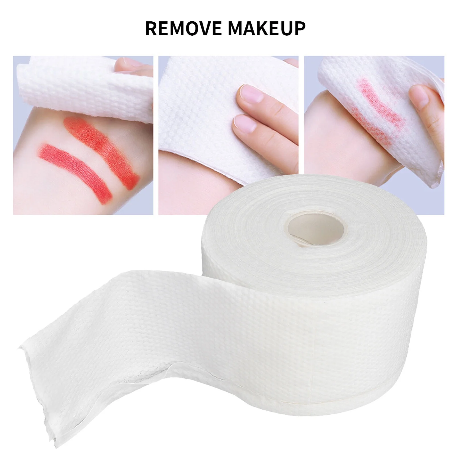 Facial Clean Disposable Face Towel Cotton Wet Dry Use Makeup Removing Wipes