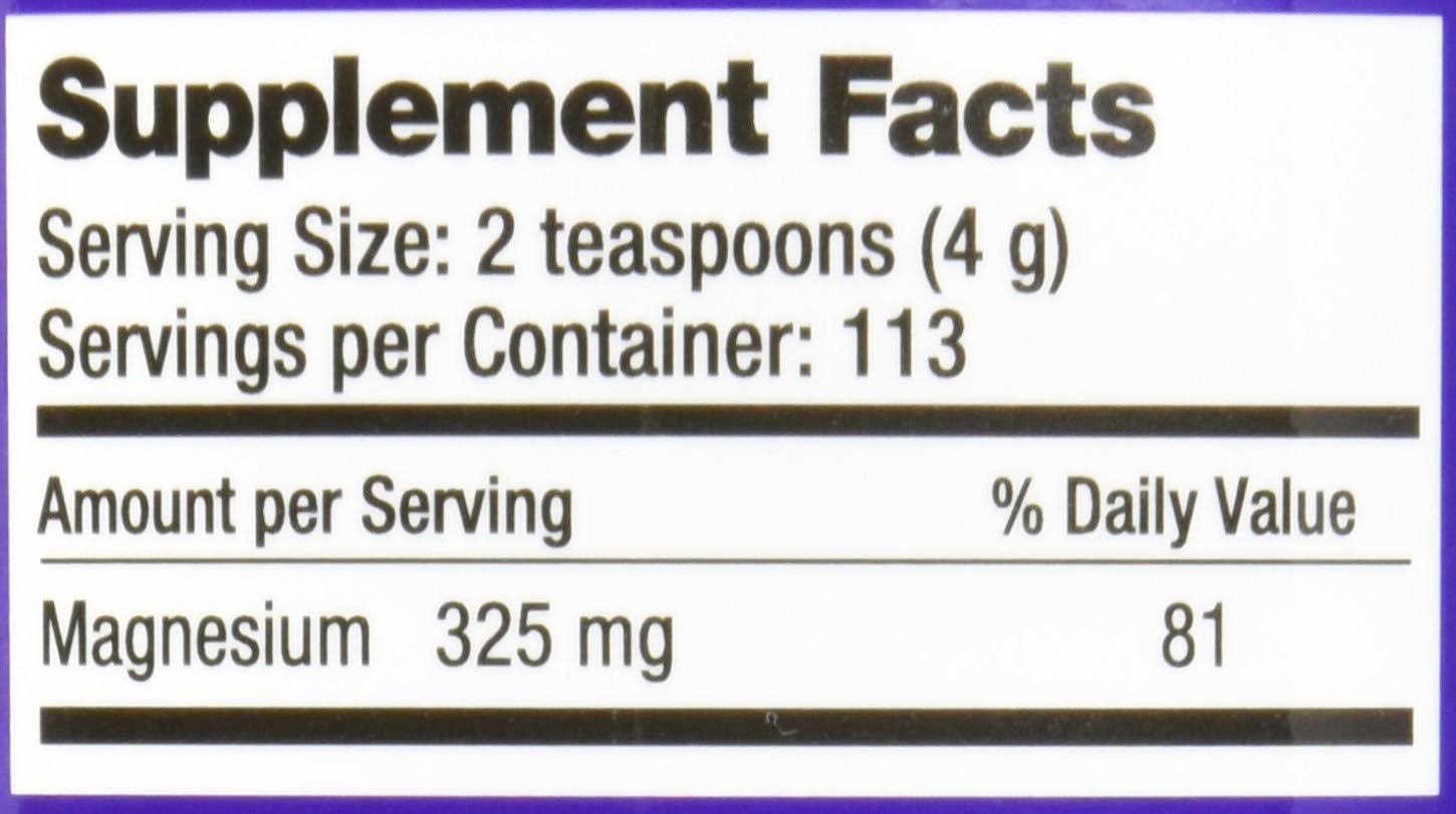 Natural Vitality Natural Magnesium Calm, Orange (2 Bottles of 16 Ounce)