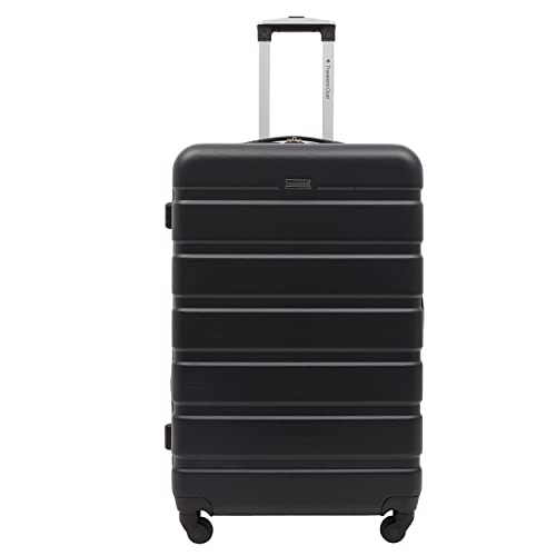 Travelers Club Harper Luggage, Black, 20-Inch Carry-On