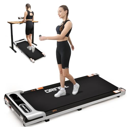 Walking Pad, Under Desk Treadmill for Home and Office, 2.5 HP Portable Treadmill, 3 in 1 Walking Jogging Running Machine with Remote Control, LED Display