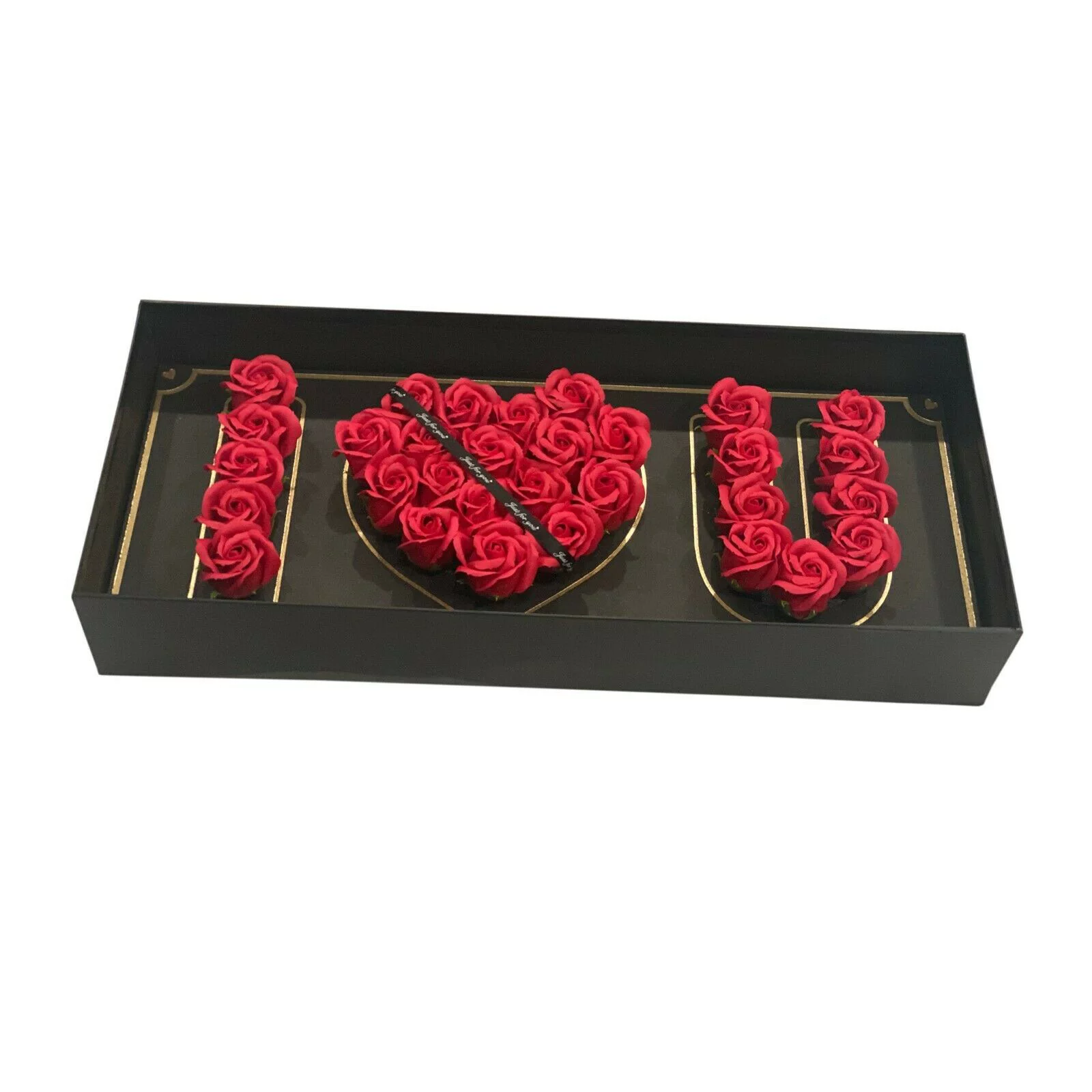 I LOVE YOU Long Life Eternal Roses Flowers valentines romantic gift bath