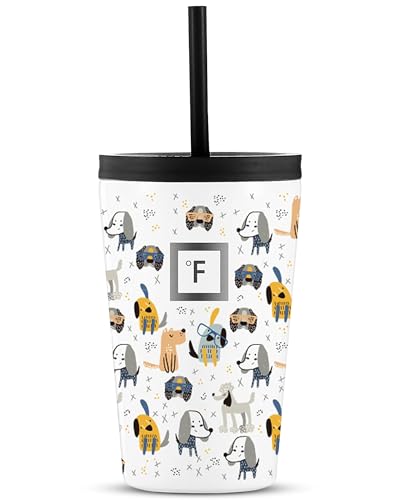 IRON °FLASK Classic Tumbler - Vacuum Insulated Stainless Steel Water Bottle, Double Walled, Drinking Cup, Insulated Travel Mug (Cotton Candy, 24 oz Solid Lid)