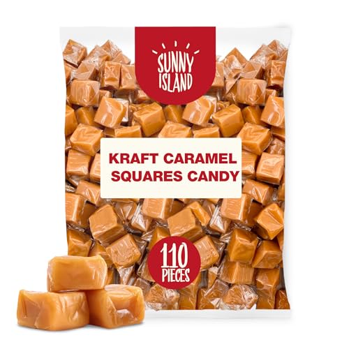 Kraft Caramel Squares Candy, Individually Wrapped, 2-Pound Bag