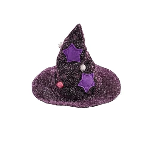 Halloween pet cat and Dog Clothes Magic Cloak hat Festival Suit Vampire Cloak cos Costume Decoration(Purple Cape)