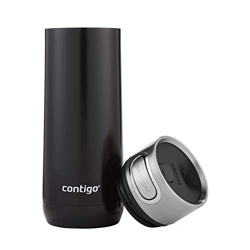 Contigo Luxe Vacuum-Insulated Stainless Steel Thermal Travel Mug 16 Ounces Stainless Steel