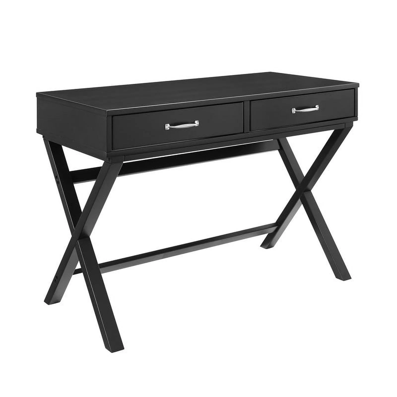 Linon Home Decor  30.25 x 42 x 20 in. Penney 2-Drawer Desk, Black