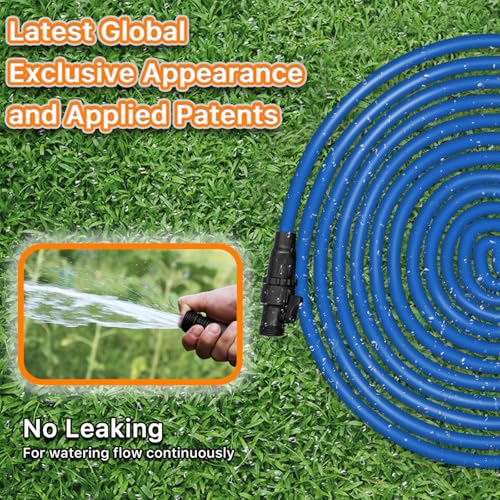 Garden Hose, 75ft Water Hose, Pliable Garden Hose with 3/4