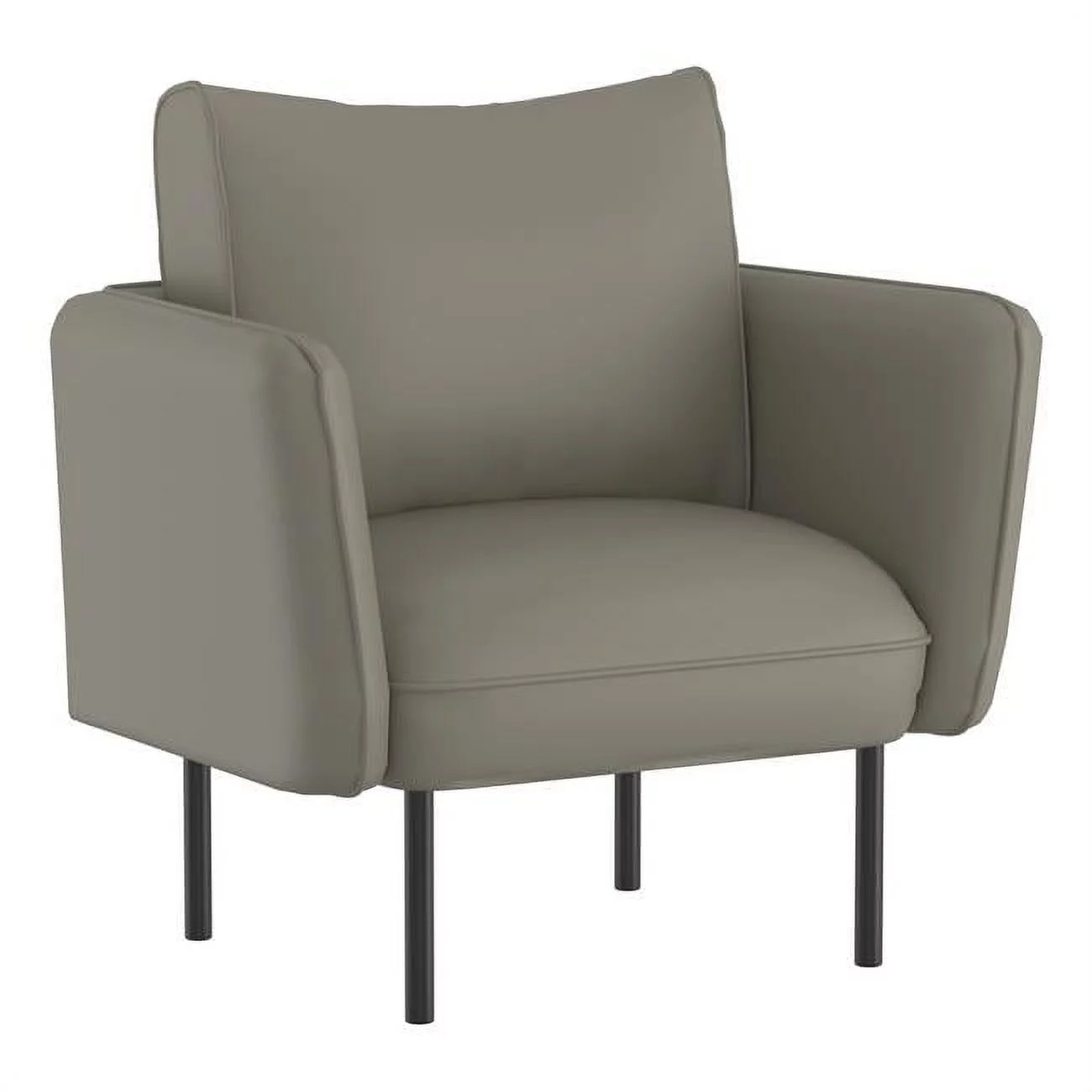 28.25 x 29.50 x 31.50 in. Ryker Accent Chair in Grey-Beige & Black