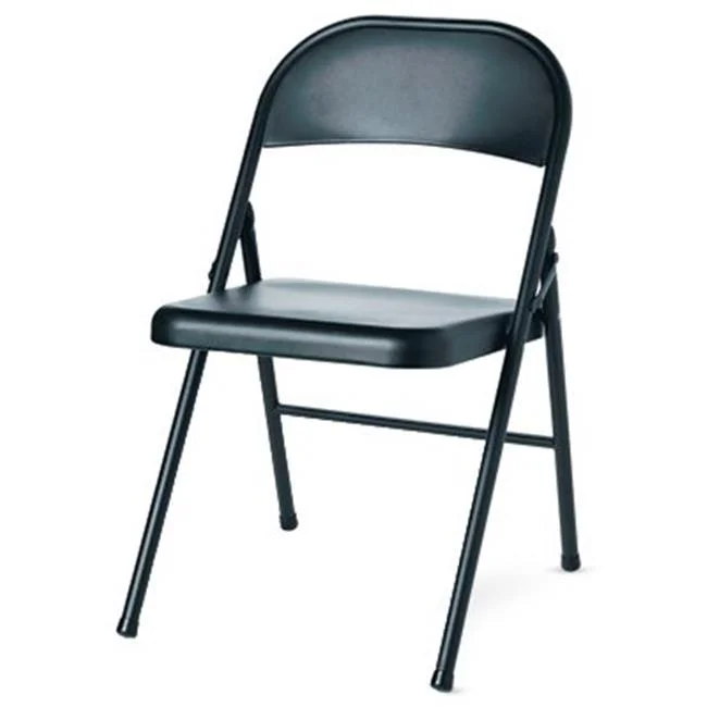 GSC Technologies 157249 Black All Steel Folding Chair