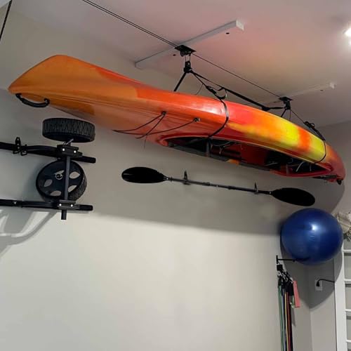 Quynhni- Standard Kayak Paddle,Kayak Paddle Sturdy Iron Shaft and Durable Polypropylene Blade 0/65° Blade Angle with drip Loop.