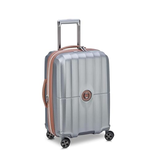 DELSEY PARIS Carrousel Hardside Expandable Luggage with Spinner Wheels, Navy, Carry-on 21 Inch