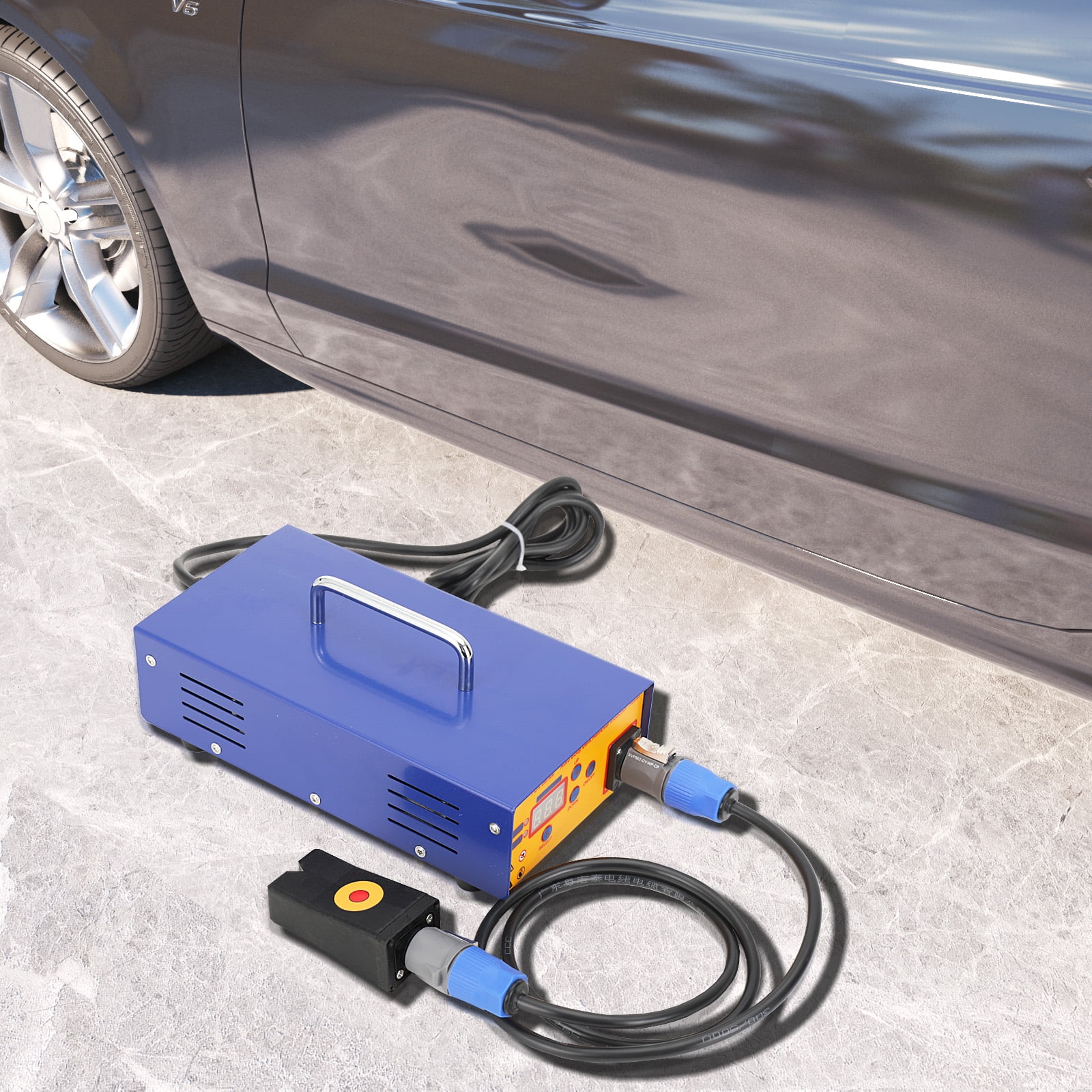 TABODD 1380W Magnetic Induction Dent Repair Machine Car Body Paintless Dent Repair Removing Tool Electromagnetic Induction Heater Hot Box