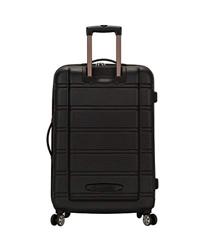 Rockland Melbourne Hardside Expandable Luggage with Spinner Wheels, 2TONEBLUE, 2 Piece (20/28)