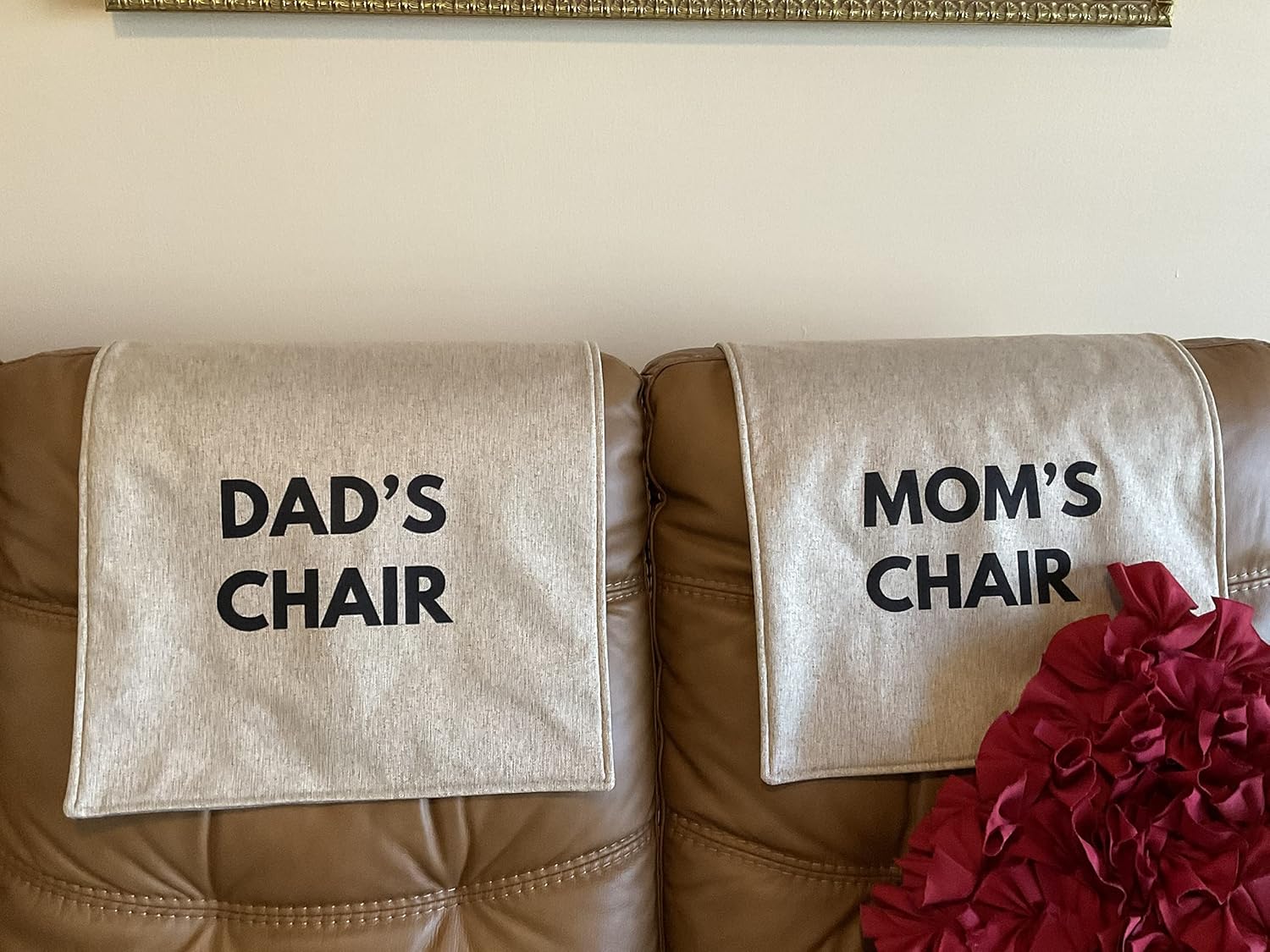 Headrest Cover for furniture slipcover furniture protectors recliners chairs sofas loveseats theater chairs office furniture RVs housewarming gifts home decoration Mom. By: Bittlemen Co